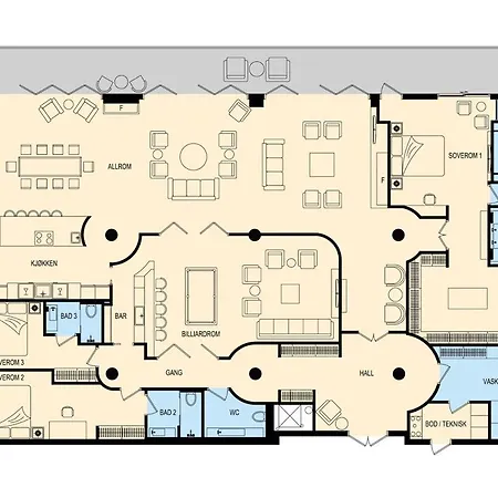 Exclusive Penthouse With Bryggen Views I Must Leilighet Bergen